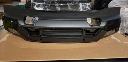 Front BLACK Bumper Assembly Fits 2021 2022 2023 Ford F150